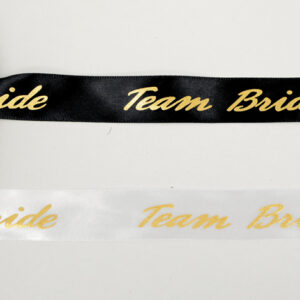 Σατέν κορδέλα χρυσοτυπία Team Bride