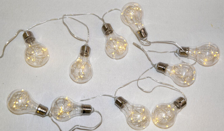 Γιρλάντα ρεύματος με 10 λάμπες με LED