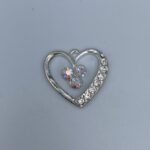 Διακοσμητική καρδιά με Strass
