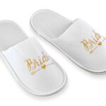 Παντόφλες νύφης σε λευκό χρώμα ''Bride'' One Size