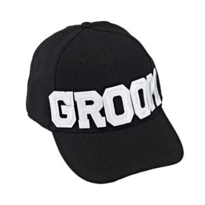 Καπέλο γαμπρού ''Groom'' μαύρο One Size