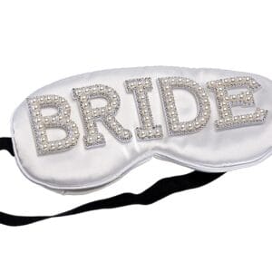 Μάσκα ύπνου "Bride" με πέρλες
