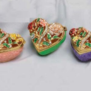 Cloisonne μπιζουτιέρα καρδιά