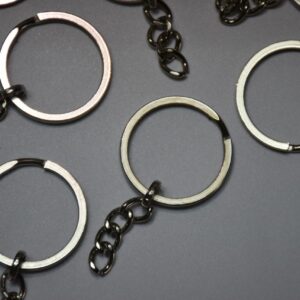 Μεταλλικό μπρελόκ ασημί σετ 10 τεμαχίων