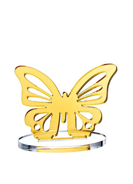 206-2453 Plexiglass πεταλούδα με Plexi βάση