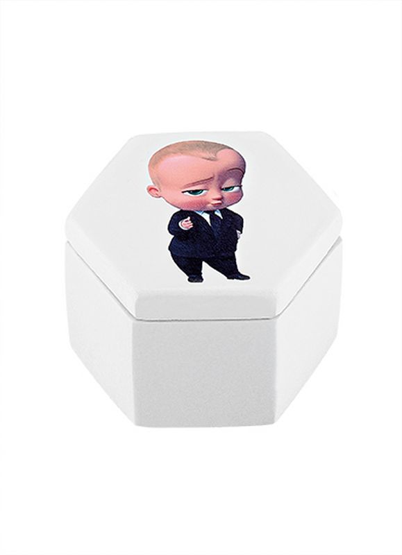 Κεραμική μπιζουτιέρα πολύγωνη Boss Baby