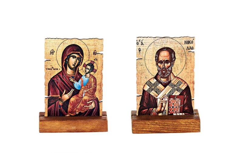 Ξύλινη εικόνα με βάση
