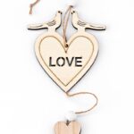 Ξύλινη καρδιά Love