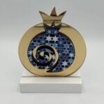 Επιτραπέζιο ρόδι Plexiglass με μπλε αστεράκια