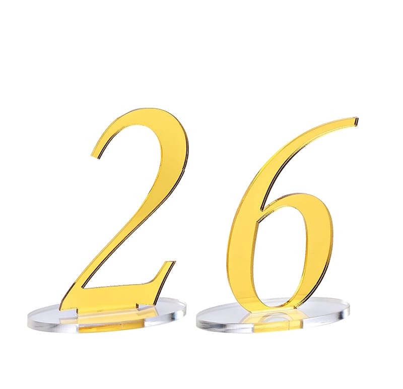 209-5909 Διακοσμητικός αριθμός με βάση από Plexiglass