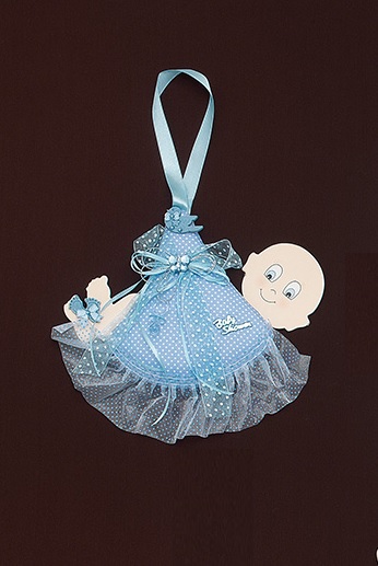 Στολισμός βάπτισης σιέλ Baby