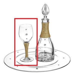Ποτήρι με Swarovski χρυσό