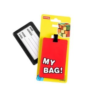 Ετικέτα για βαλίτσα ''my Bag'' σε κόκκινο χρώμα