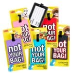 Ετικέτα για βαλίτσα ''not your Bag!'' σε (σε 5 διαφορετικά χρώματα)