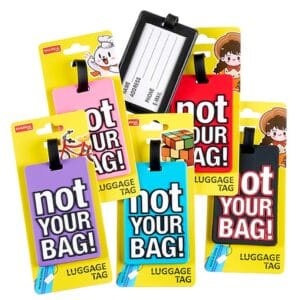 Ετικέτα για βαλίτσα ''not your Bag!'' σε (σε 5 διαφορετικά χρώματα)