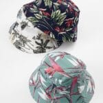Καπέλο βαμβακερό Bucket Hat τροπικό σχέδιο (σε 5 διαφορετικά χρώματα)