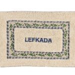 Χαλάκι μπάνιου με κλαδιά ελιάς ''Lefkada''
