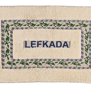 Χαλάκι μπάνιου με κλαδιά ελιάς ''Lefkada''
