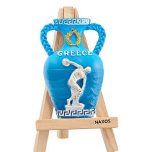 Μαγνητάκι σε καβαλέτο αμφορέας δισκοβόλος ''Greece''