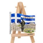 Μαγνητάκι σε καβαλέτο ελληνική σημαία Παρθενώνας ''Greece''