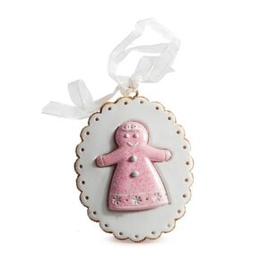 Πολυεστερικό κρεμαστό cookie με κορίτσι, ροζ
