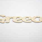 Ξύλινο Greece σε φυσική απόχρωση