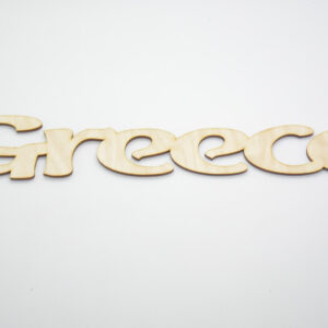 Ξύλινο Greece σε φυσική απόχρωση