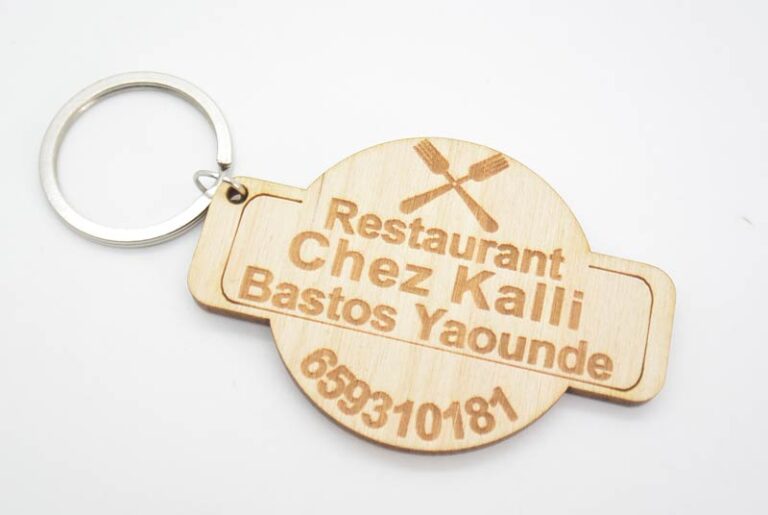 Διαφημιστικό Μπρελόκ για restaurant σε φυσική απόχρωση