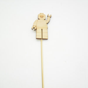 Ξύλινο Στικ lego σε φυσική απόχρωση