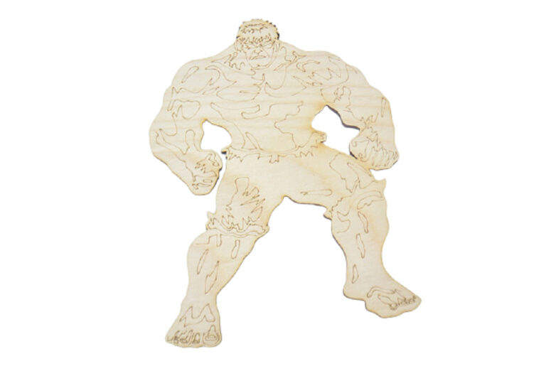 Ξύλινo Hulk σε φυσική απόχρωση