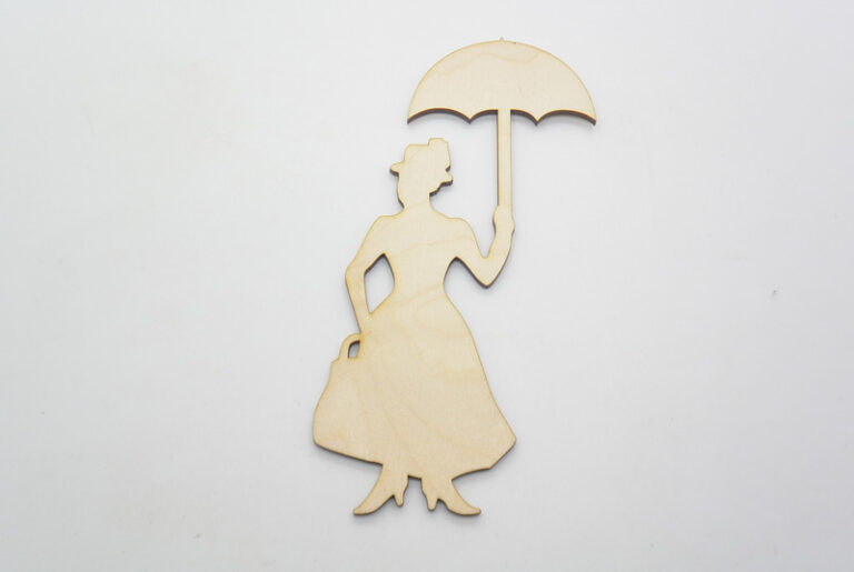 Ξύλινο Mary Poppins σε φυσική απόχρωση