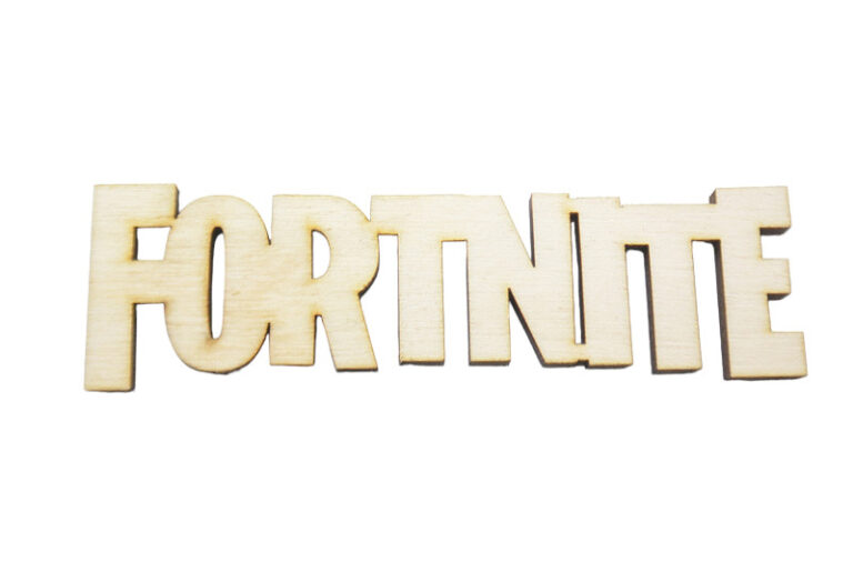 Ξύλινο κατά παραγγελία fortnite σε φυσική απόχρωση