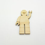 Ξύλινο lego σε φυσική απόχρωση
