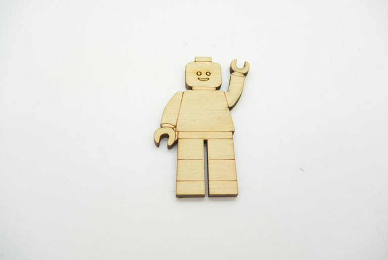 Ξύλινο lego σε φυσική απόχρωση
