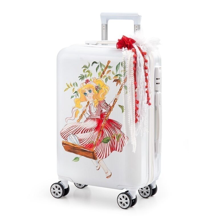 Ζωγραφιστή βαλίτσα trolley βαπτιστικών με θέμα Candy Candy