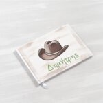 Βιβλίο ευχών βάπτισης με το καπέλο του cowboy