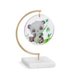 Κρεμαστό plexiglass με panda και ευκάλυπτο