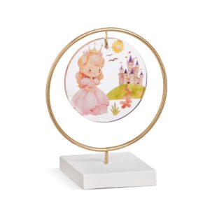 Κρεμαστό plexiglass με θέμα πριγκίπισσα με κάστρο