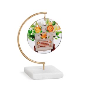 Ζωάκια της ζούγκλας σε σαφάρι σε plexiglass κρεμαστό