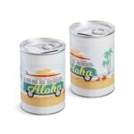 Μεταλλικός κουμπαράς με τύπωμα Aloha
