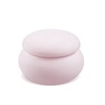 Γύψινη μπιζουτιέρα σε σχήμα macaron σε ροζ χρώμα