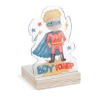 Ξύλινη βάση ρεσώ με plexiglass κοπτικό Super Boy Power