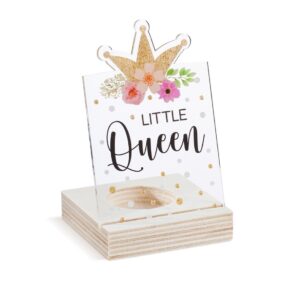 Ξύλινη βάση ρεσώ με plexiglass κοπτικό κορώνας Little Queen