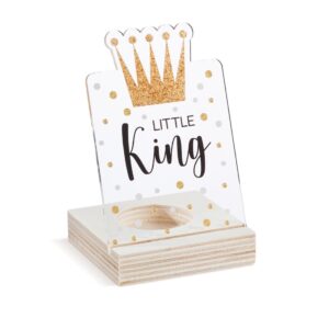 Ξύλινη βάση ρεσώ με plexiglass κοπτικό κορώνας Little King