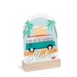 Ξύλινη βάση με βεραμάν βαν Aloha