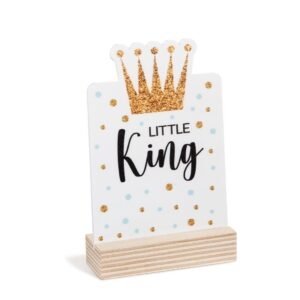 Ξύλινη βάση με κορώνα Little King