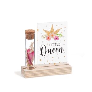 Ξύλινη βάση με κορώνα Little Queen