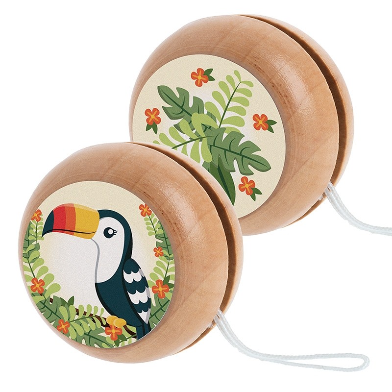 Ξύλινο_yo-yo_Toucan Ξύλινο γιο-γιο με toucan
