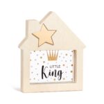 Ξύλινο σπιτάκι με στέμμα Little King