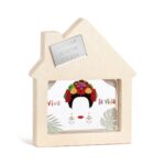 Ξύλινο σπιτάκι με παράσταση Frida Kahlo